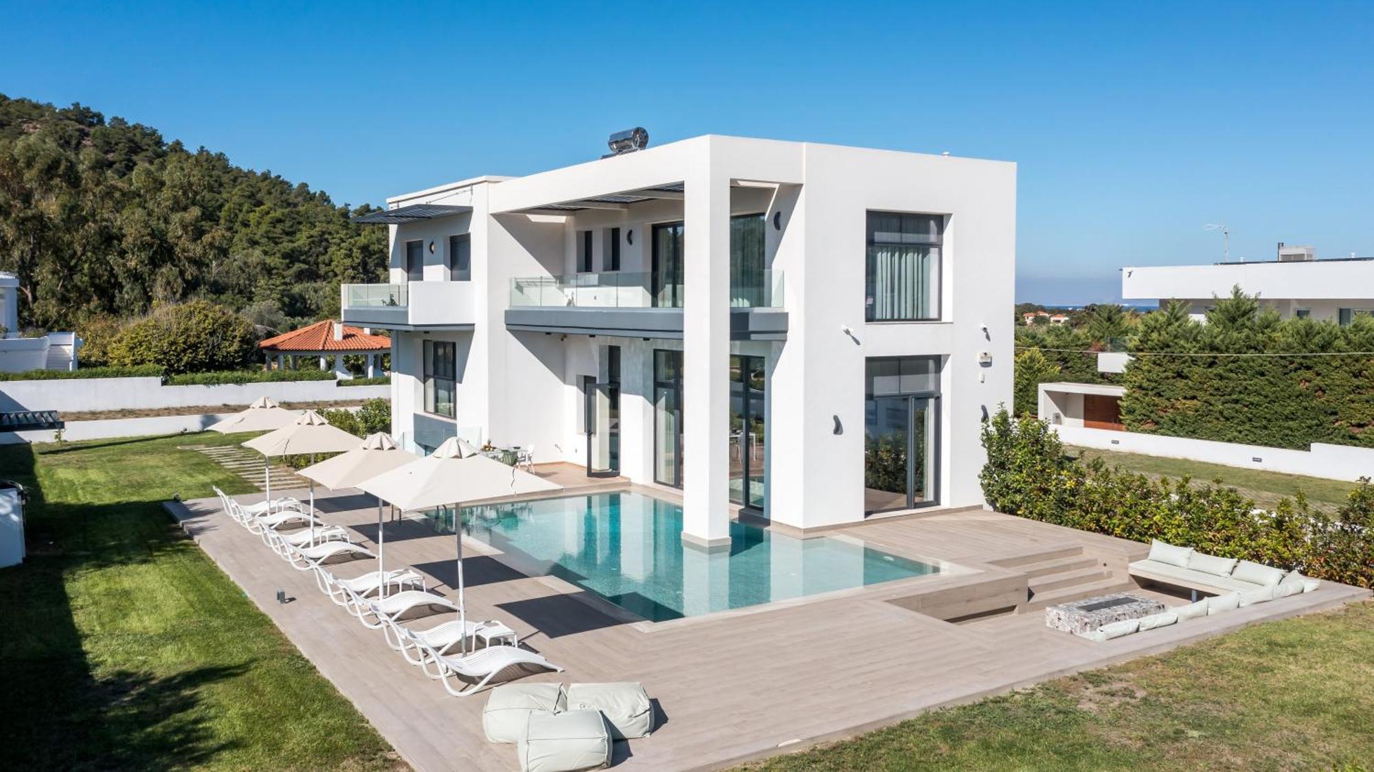 Armonia Luxury Villa Ialysós Eksteriør bilde