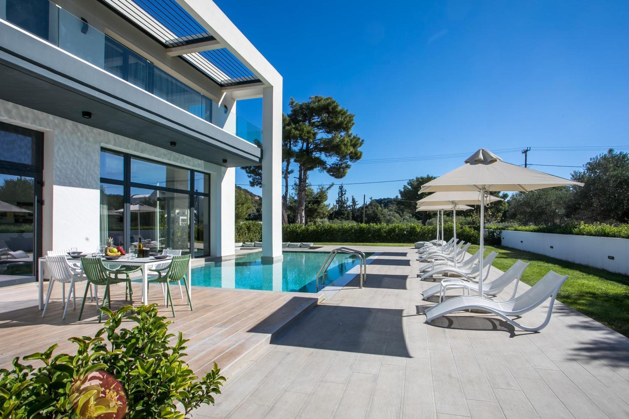 Armonia Luxury Villa Ialysós Eksteriør bilde
