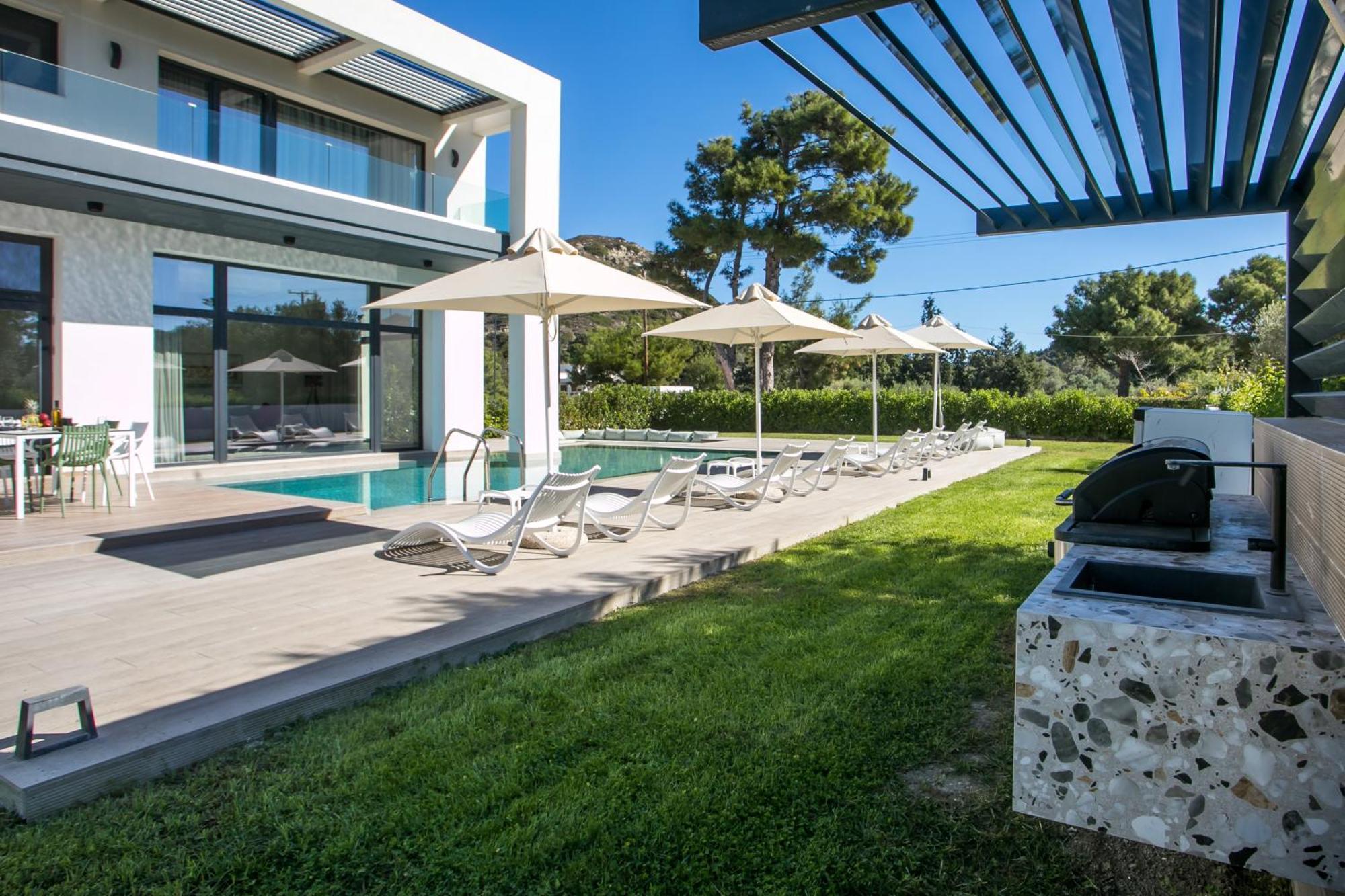 Armonia Luxury Villa Ialysós Eksteriør bilde