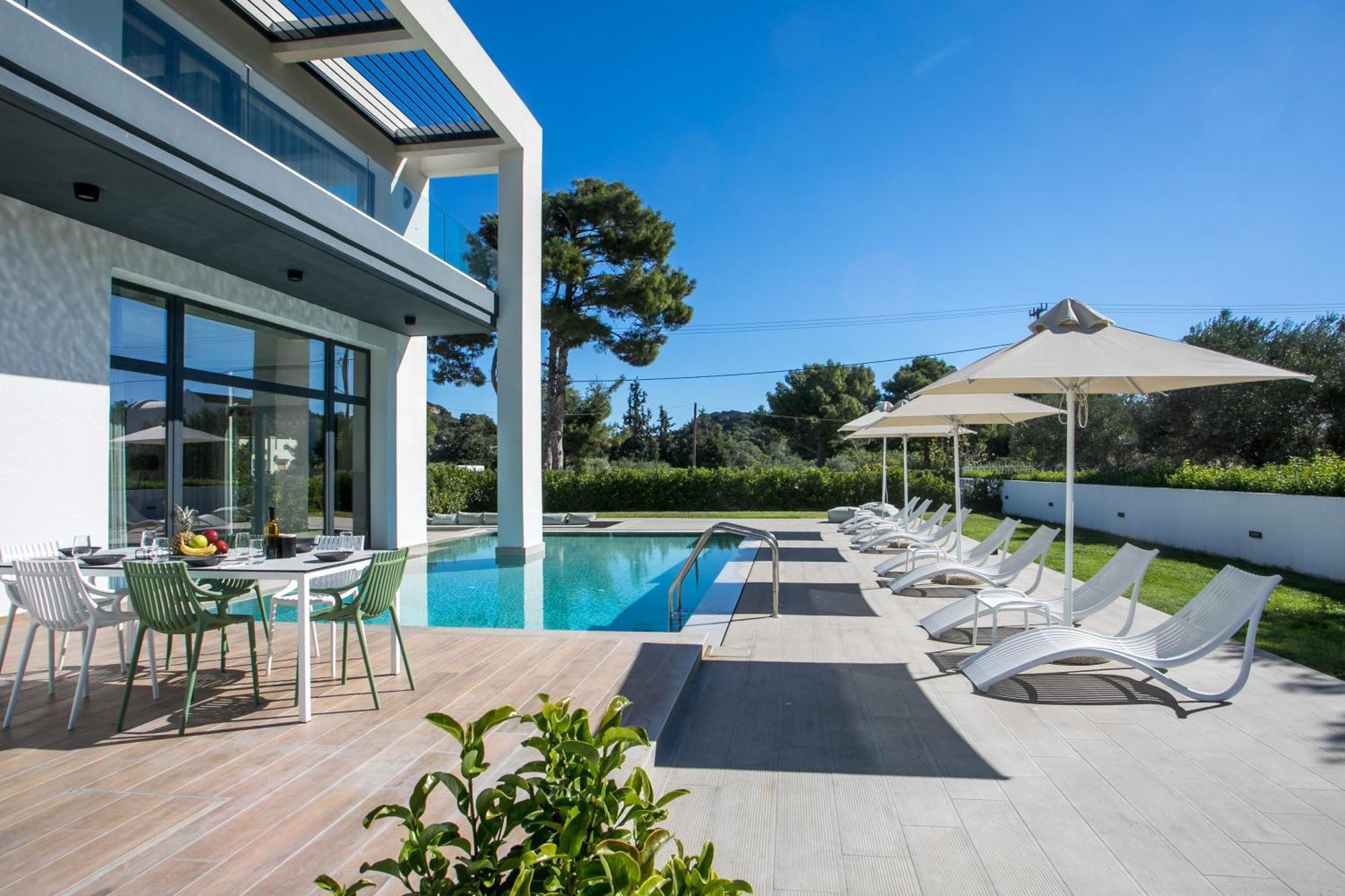 Armonia Luxury Villa Ialysós Eksteriør bilde