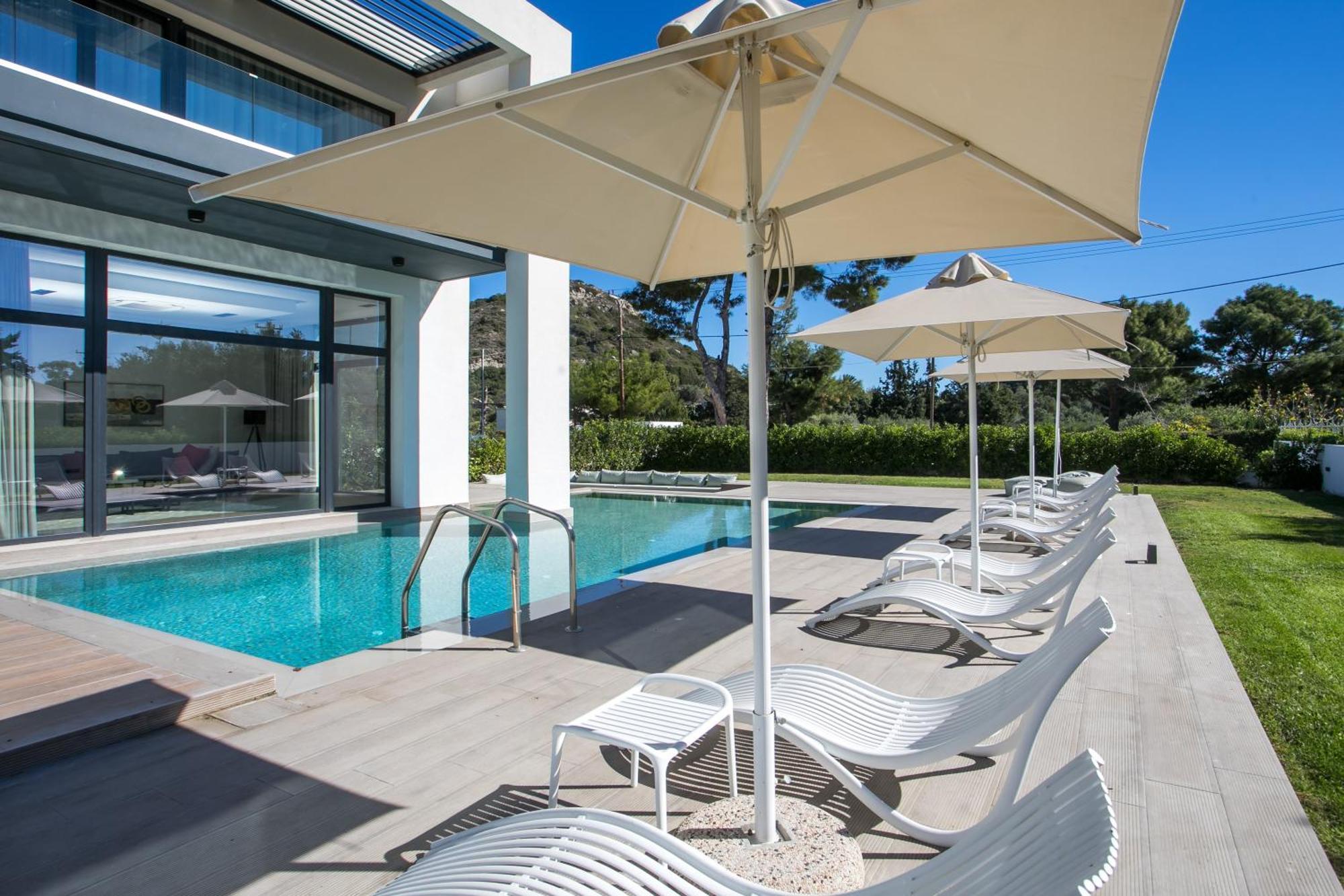 Armonia Luxury Villa Ialysós Eksteriør bilde