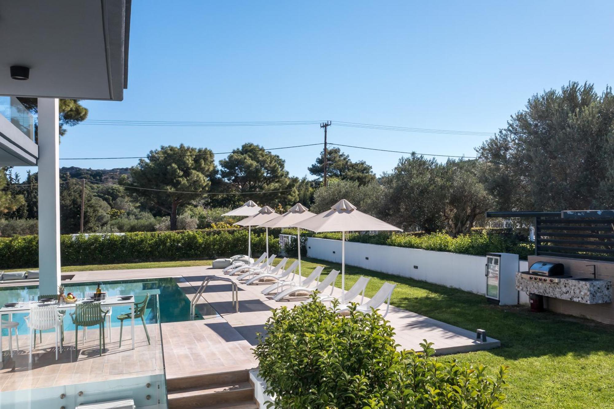 Armonia Luxury Villa Ialysós Eksteriør bilde