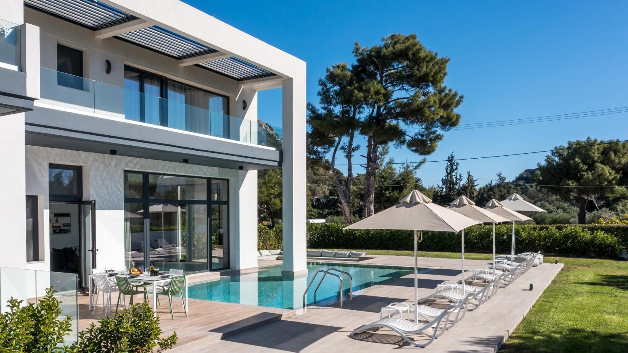 Armonia Luxury Villa Ialysós Eksteriør bilde
