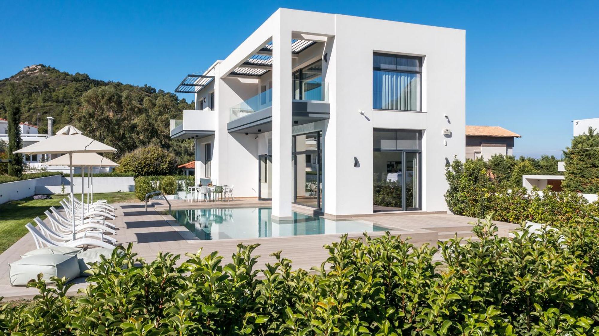 Armonia Luxury Villa Ialysós Eksteriør bilde