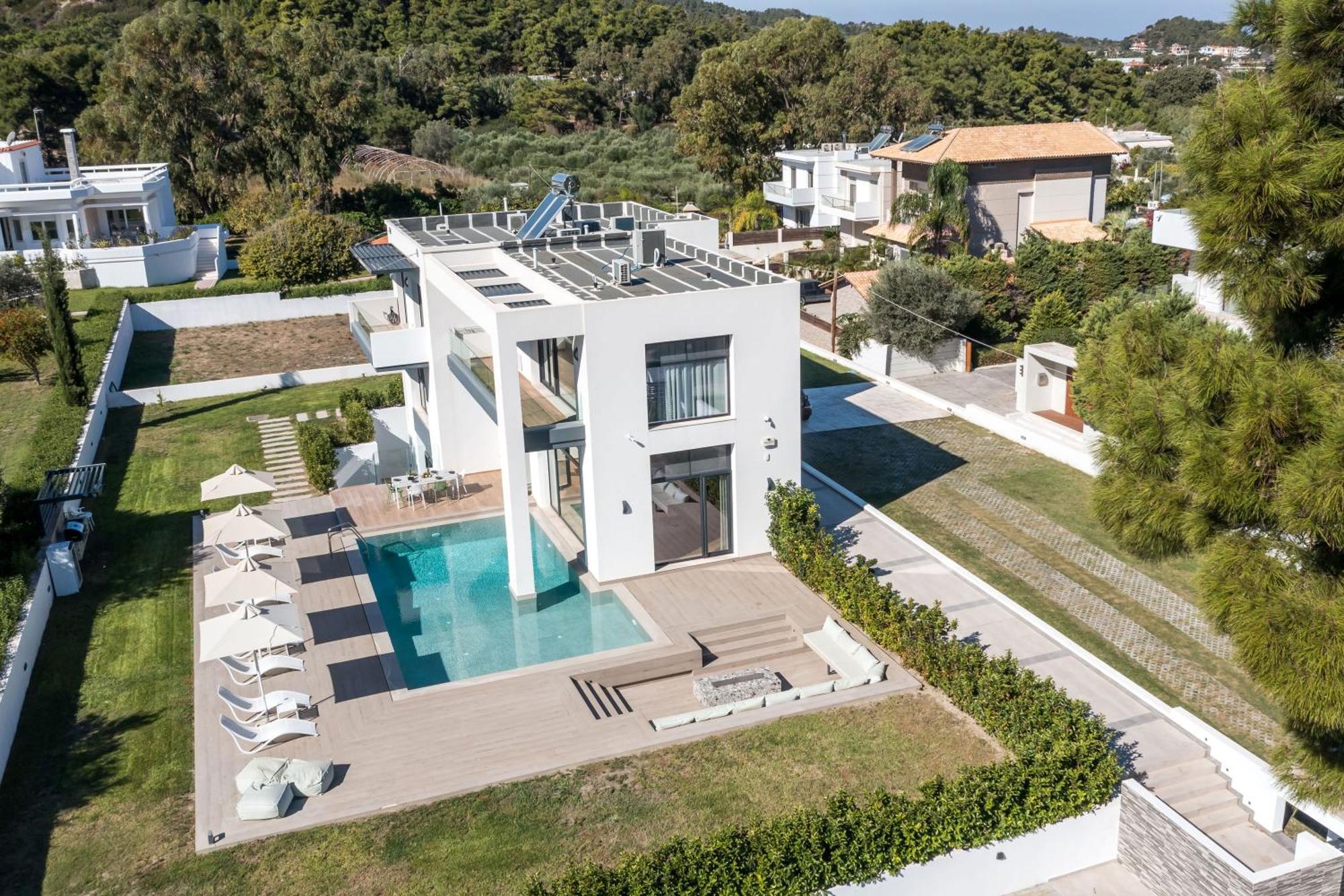 Armonia Luxury Villa Ialysós Eksteriør bilde